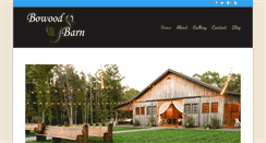 Desktop Screenshot of bowoodbarn.com