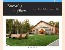 Tablet Screenshot of bowoodbarn.com